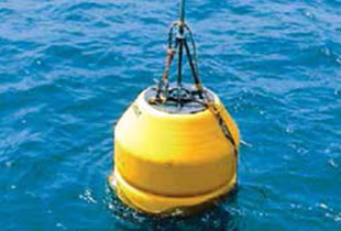 海底ケーブル施設用マーカーブイ