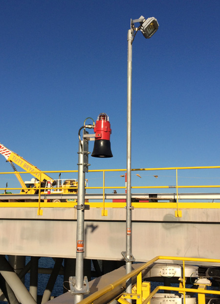 警告ランプとサイレン